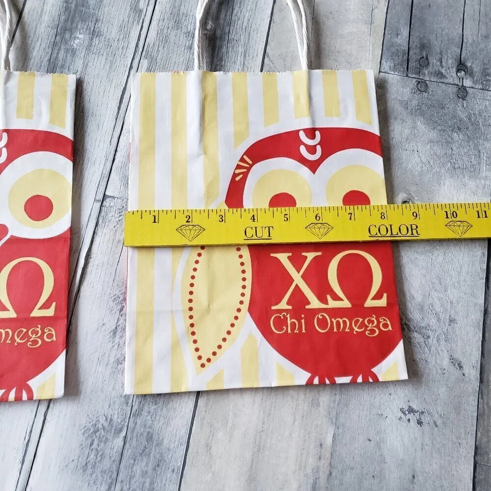 Vintage Chi Omega Paper Gift Bags (set of 2)